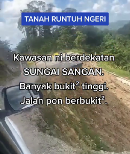 Tanah Runtuh Di Tatau, Bintulu (20 October 2022)