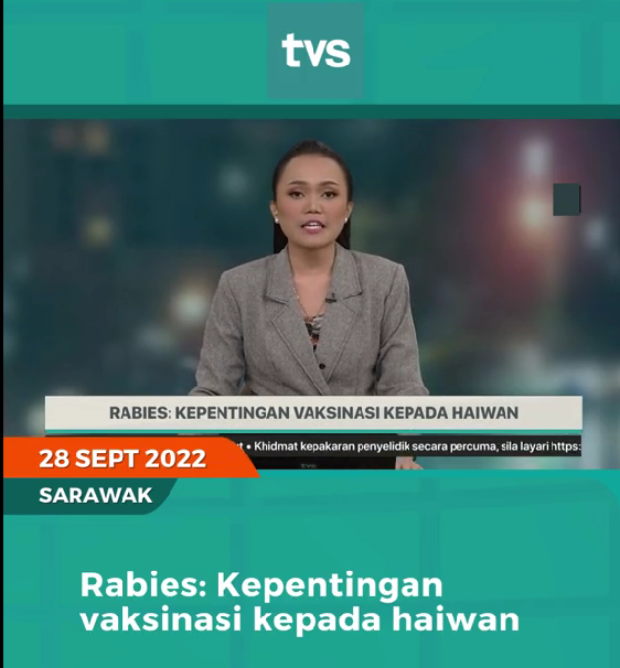 Rabies : Kepentingan Vaksinasi Kepada Haiwan (28 September 2022)